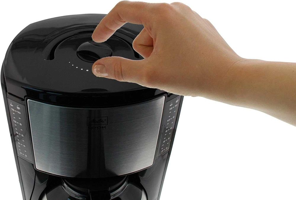 Кафемашина с филтър Melitta Look Therm Selection - черна и сребриста