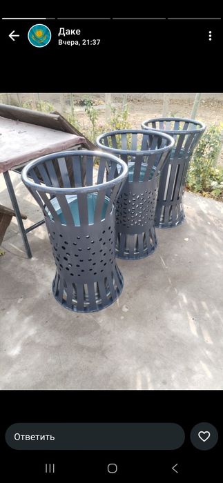 Скамейки урны бисетки