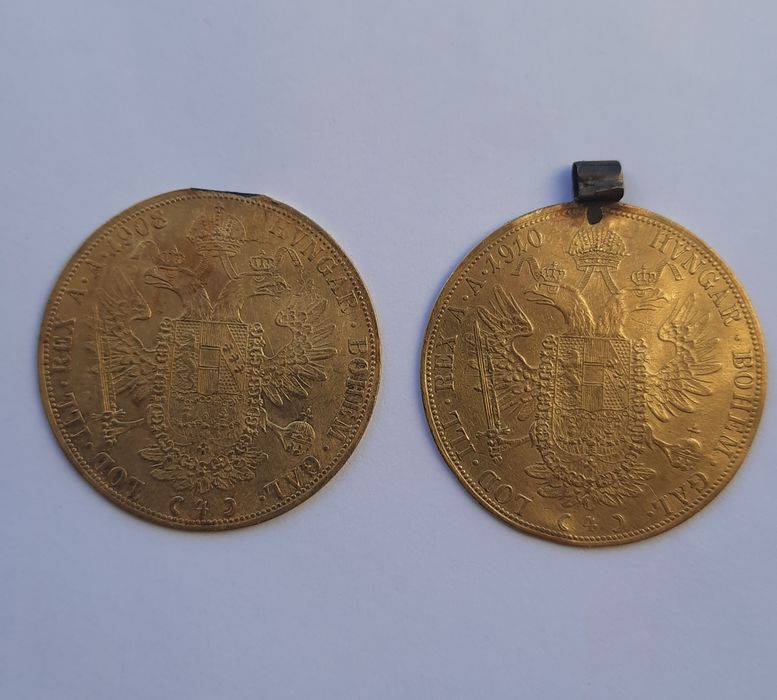 Monede aur 4 ducați vechi - cel mai mic preț!