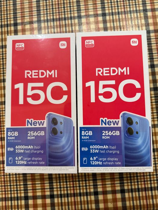 REDMI 15 C чисто нови