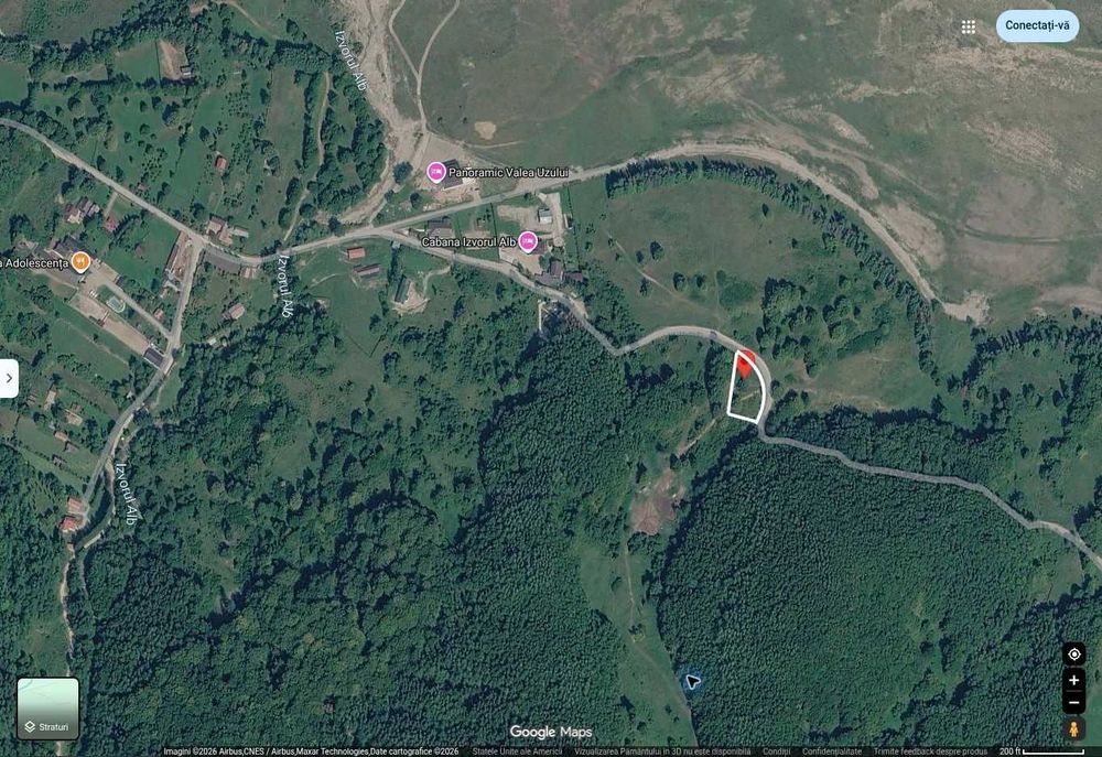 Vand teren 1.712 mp cu vedere la lac, lângă pădure – Valea Uzului, Bacău
