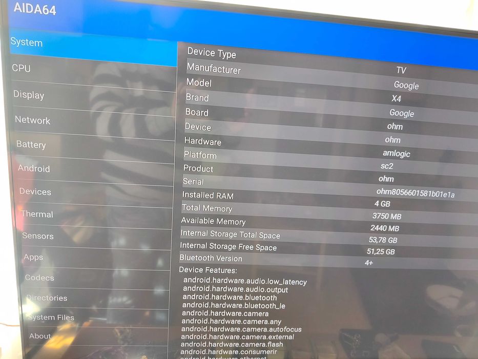 TV Box Tanix Amlogic S905X4 Android нов