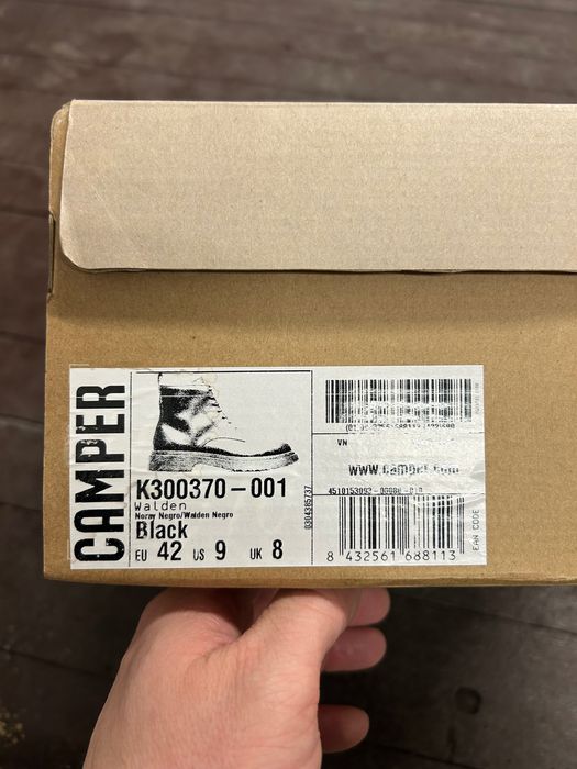 Camper черни обувки