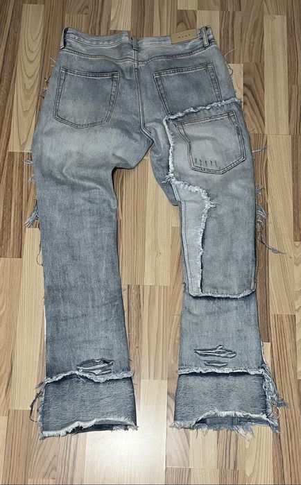 Mnml B373 Patch Flare Denim - Light Blue