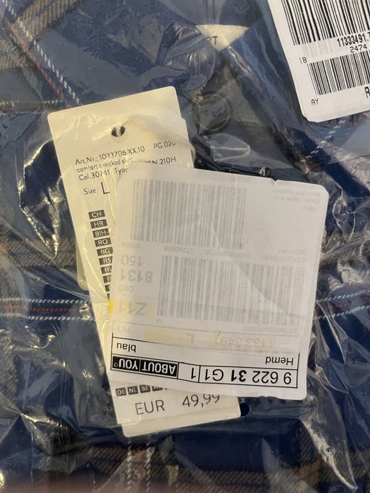 Мъжка риза Tom Tailor чисто нова размер L