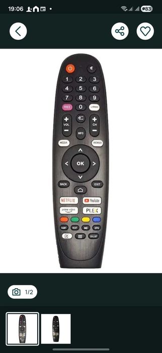 Telecomanda Lcd HOB  3386 Smart Vortex-Allwiew-Starlight