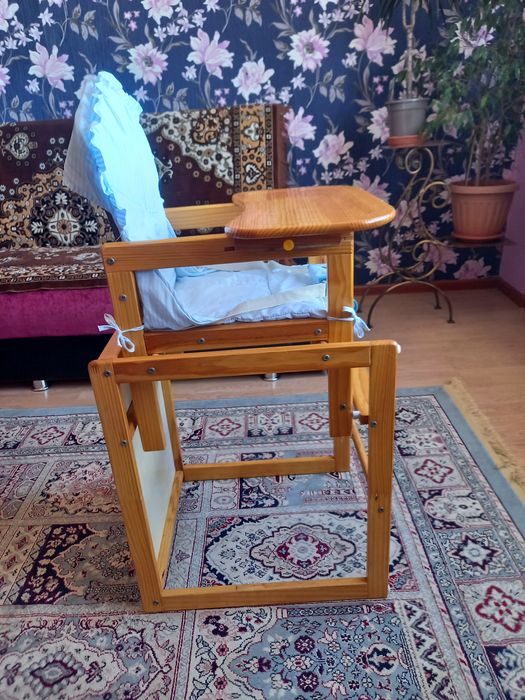 Детский стол транформер, парта (дерево)