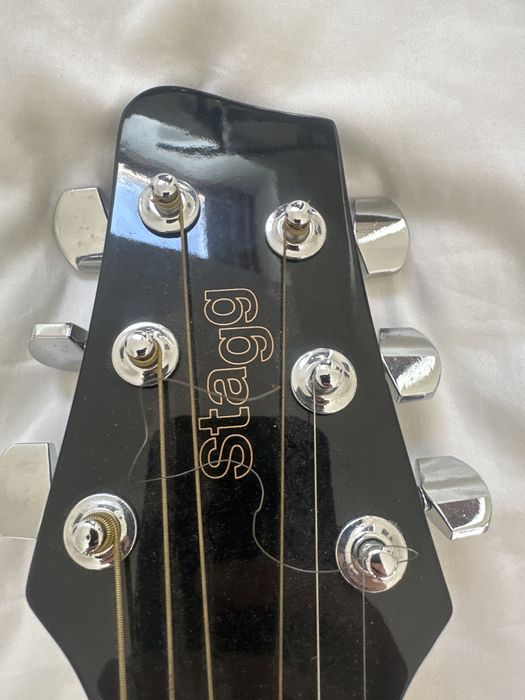 Chitară Acustică Stagg SW201BK – Neagră