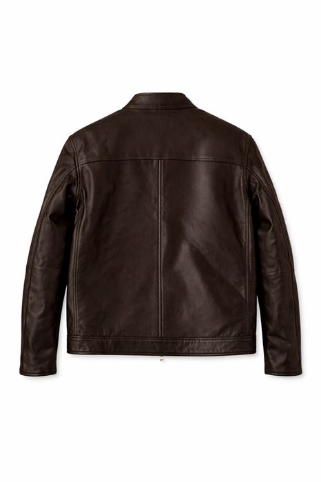 Оригинално Massimo Dutti мъжко кожено яке – естествена кожа (ново)