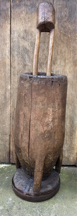 Mojar mare cu pistil din lemn