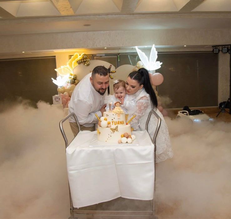 Танц на облаците,Огнено Цвете,Експлодиращи балони,Сценични фонтани