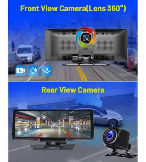 Ecran CarPlay portabil 3in1 9,3 Android Radio camera fata spate bt
