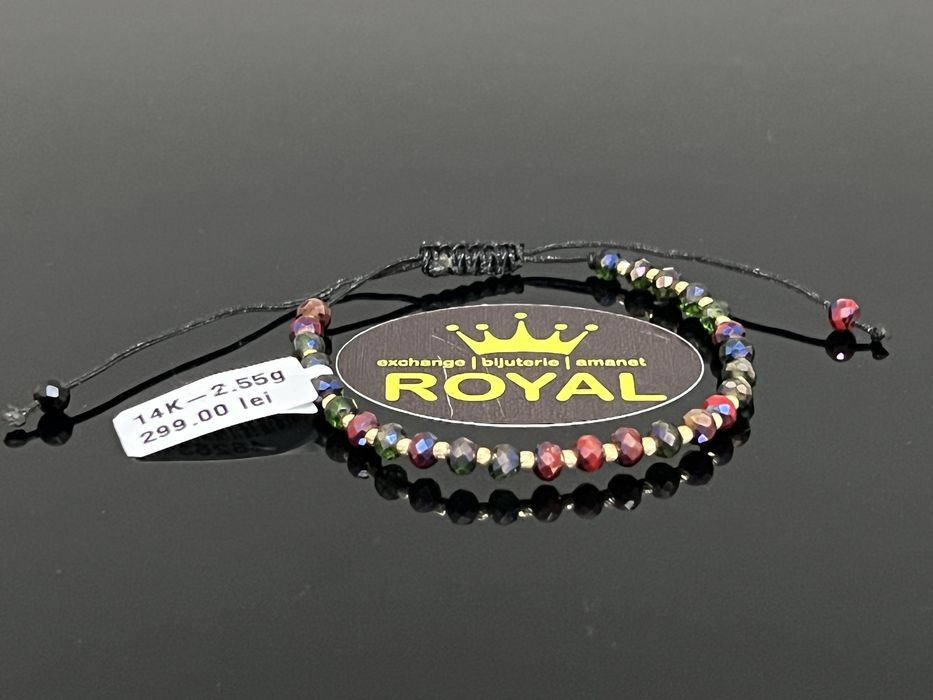 Bijuteria Royal CB : Bratara snur bile aur 14k  2,55 gr