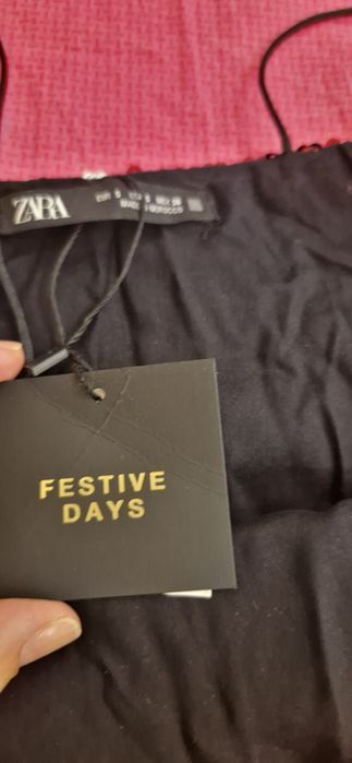 Платье Zara с пайетками