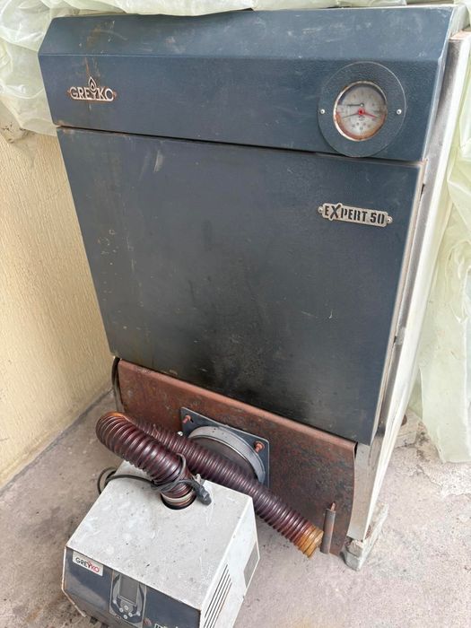 Български котел “Грейко” с горелка