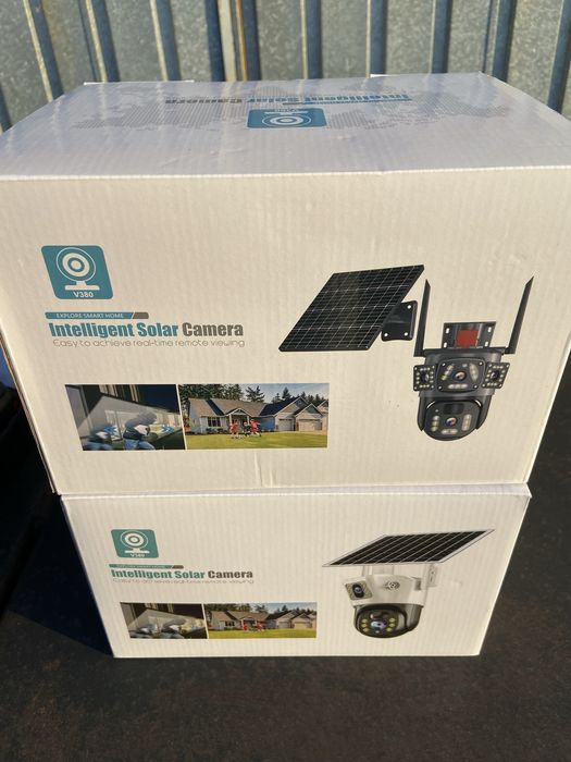 Camera supraveghere cu panou solar 4G cu cartela SIM si 2 Lentile !!!