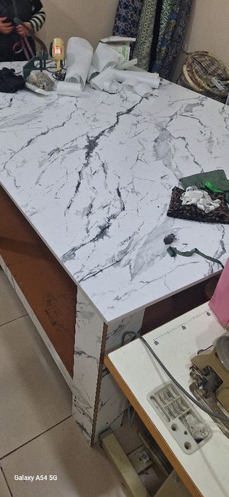 Stol 180ga 280. Tikuv sexga bichuv stol yasatilgan.