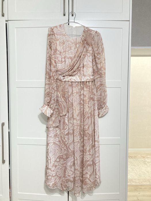 Лазер шифон көйлек, той көйлек