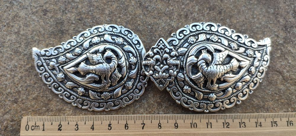 Пафти ажурни посребрени