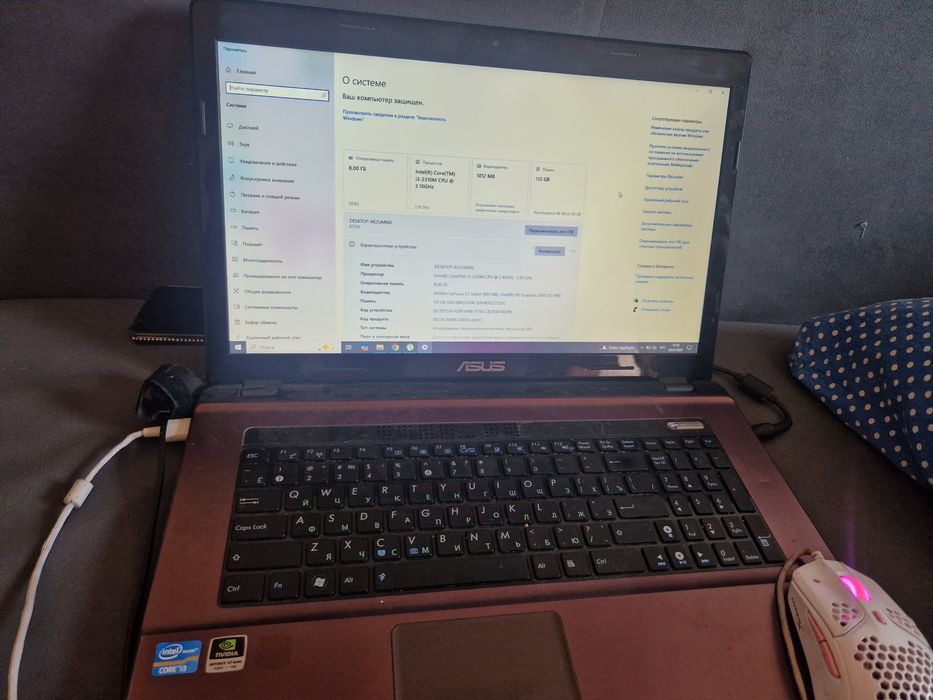 Ноутбук.    asus