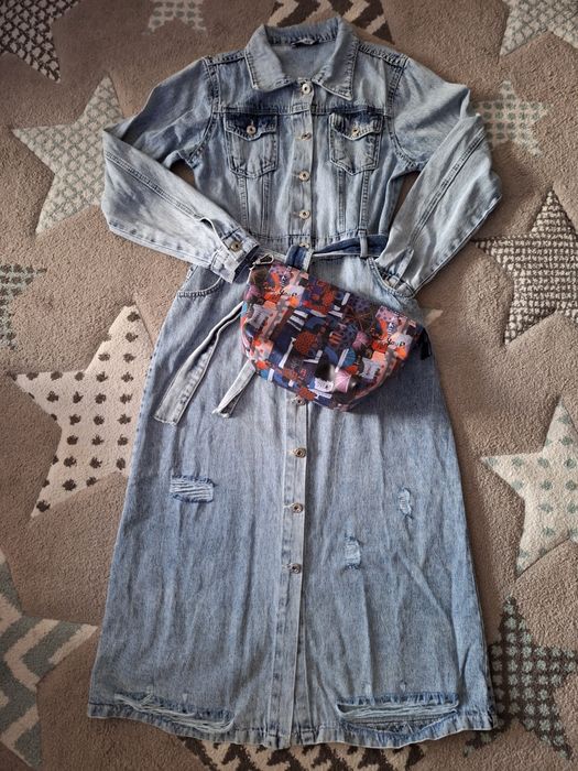 Дънкова рокля С\М