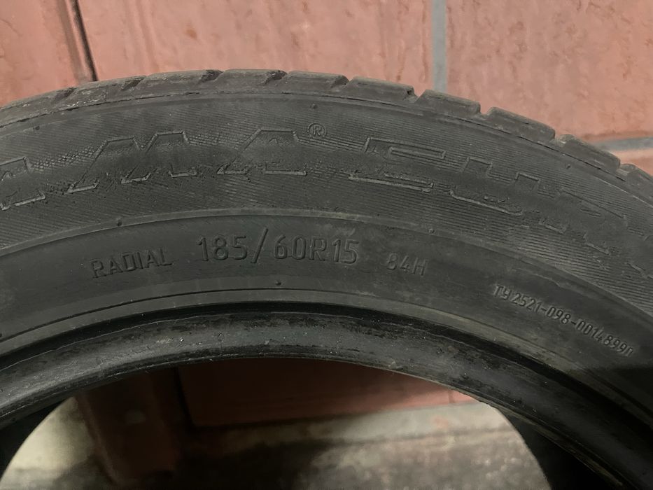 Продам летнюю резину 185/60/15