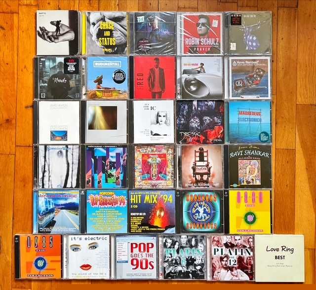 CD orig pop&electro: Bjork, Milli Vanilli, Dr. Alban, Tomita, Vangelis