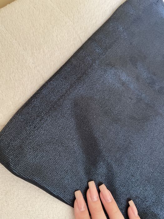 Синя дълга рокля