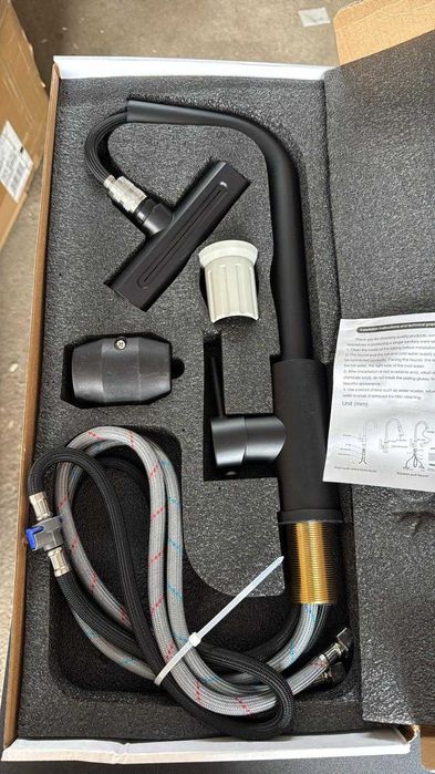 Robinet Bucatărie negru extensibil Nou