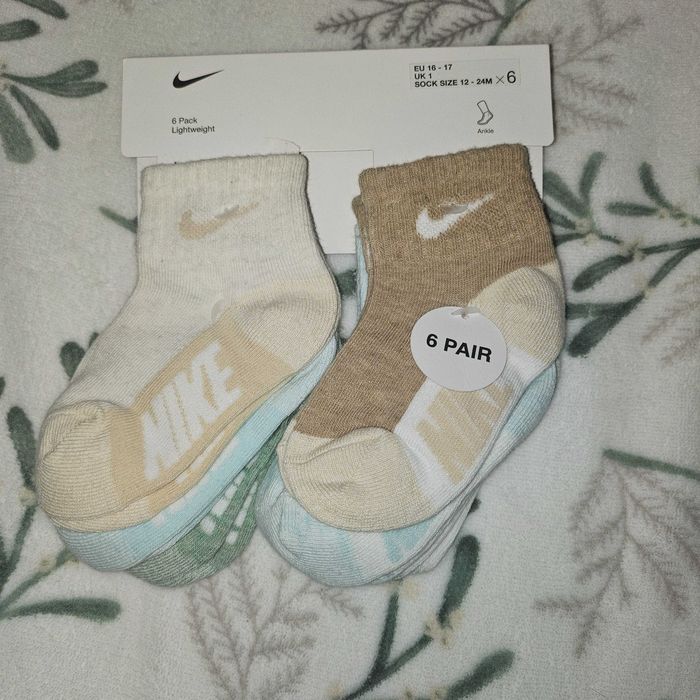 Sosete bebe Nike cu eticheta 12-24 luni, 6 perechi
