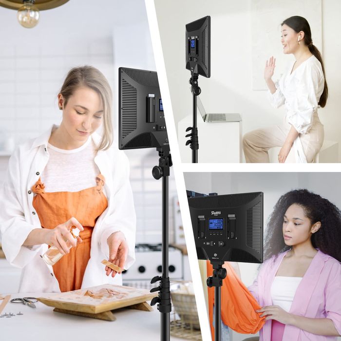 2бр. Професионално диодно осветелние. Видео. Фото. Подкаст. грим. влог