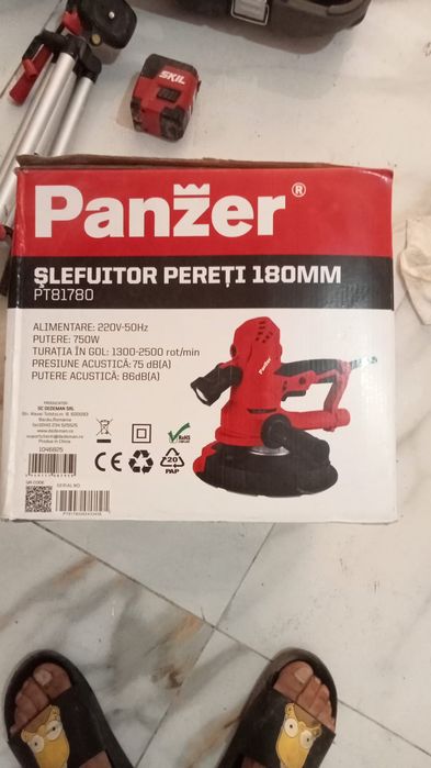 Mașină de șlefuit Panzer auto nuvela skil