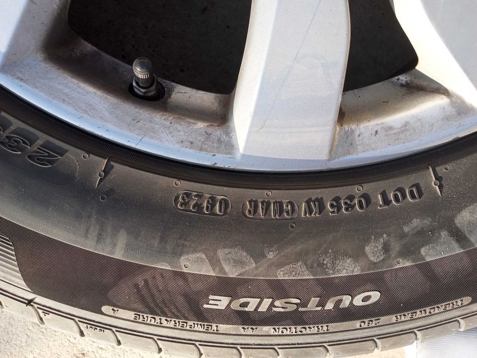 Jante aliaj+cauciucuri de vara pentru Mazda cx7