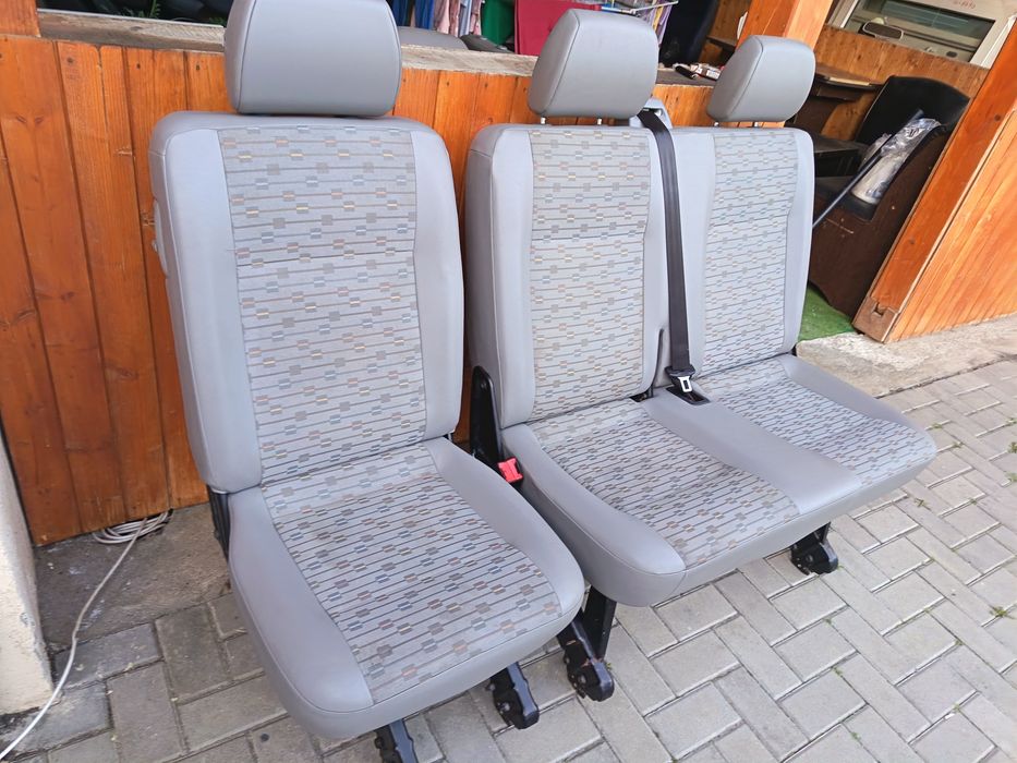 Scaune și banchete Vw Transporter T5 T6 (scaun șofer, bancheta  și scaun pasager, rândul din mijloc, bancheta spate, prinderi podea