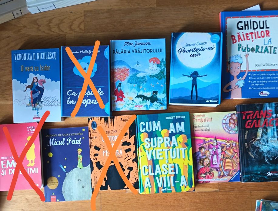 Vand cărți pentru copii și adolescenti (editura Arthur, Bookzoone)