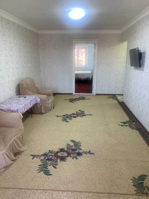 2х комнатная квартира переделанный 3х,6м балконом,кирпичный,Гагарина.