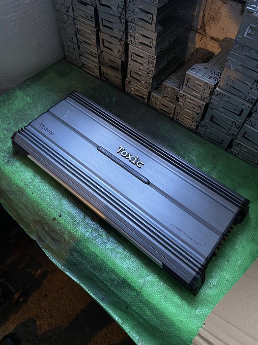 TOXIC (Черепа) -Качествен и Мощен 2 канален авто бас усилвател за кола