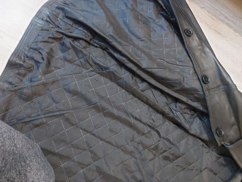 Geaca din piele naturală de bărbați, 4XL