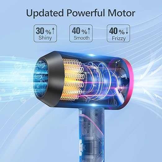 Професионален сешоар DEWILY D089 Йонно сгъваем сешоар Сешоар за коса