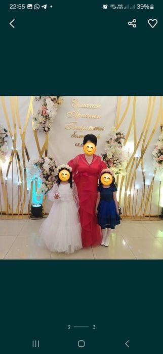 Шикарное платье дизайнера Гани Кубеева