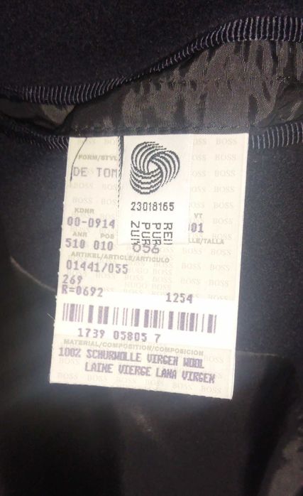 пальто HUGO BOSS 56 раз. 100% Лама пр. Италия!
