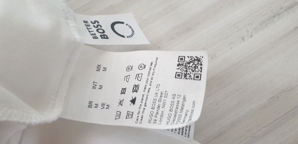 Hugo Boss Palosh 30 Pima Cotton Slim Fit M НОВО ОРИГИНАЛ Мъжка Тениска