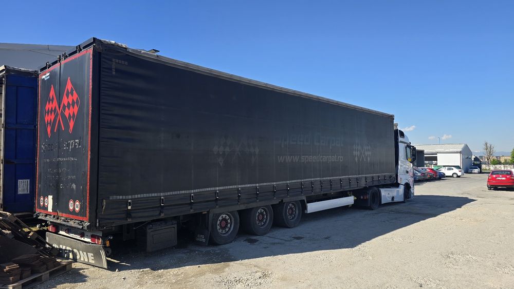 Vând Ansamblu Mercedes Actros 2013 cu 2 semiremorci