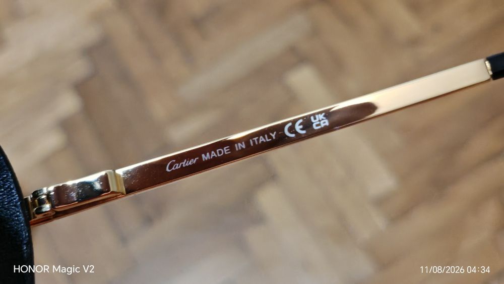 Ochelari de soare colecția Santos de Cartier Seria CT 0296S