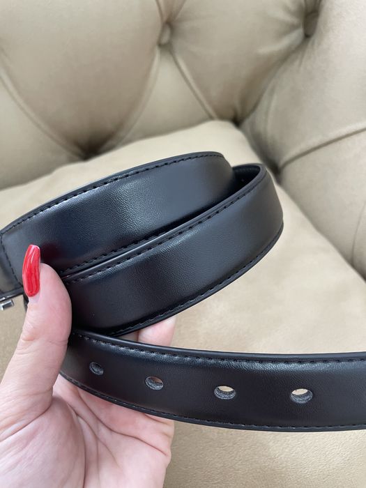 Curea YSL negru-argintiu