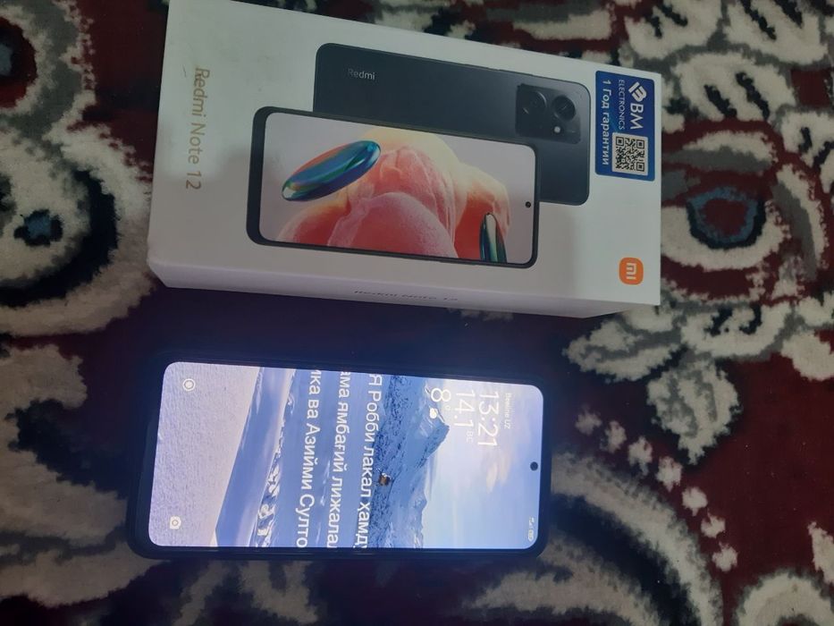 Redmi not 12 holati yangi
