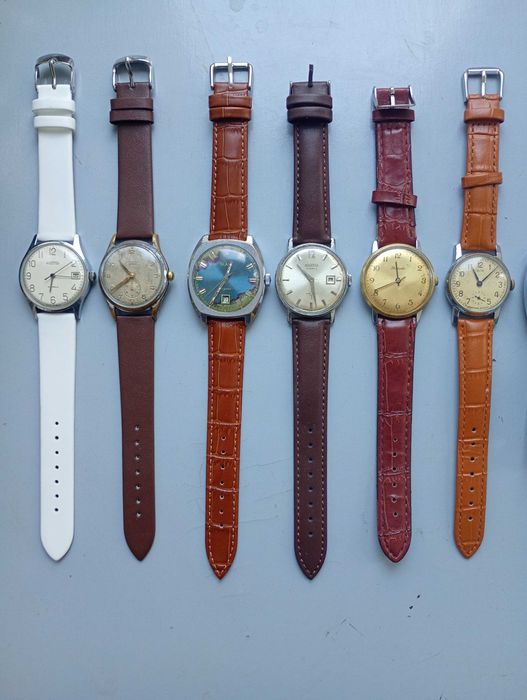 Часовници (мъжки) механични- Poljot, wastok, raketa, зим и др