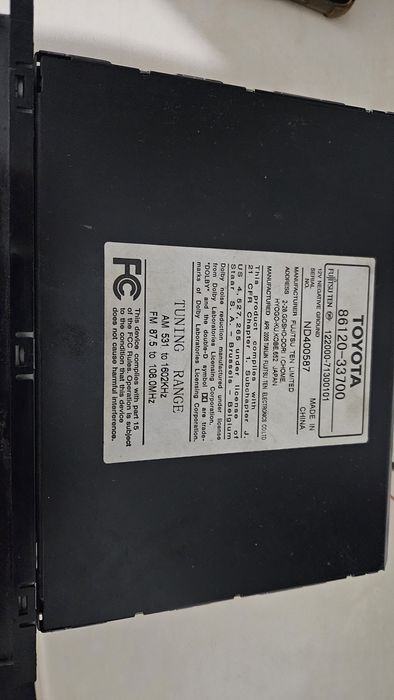 Автомагнитола тойота