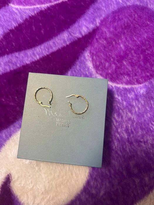 Vând cercei de aur 18 karate