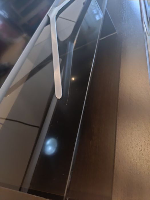 Mobila leaving Lems alb/negru/sticla neagra